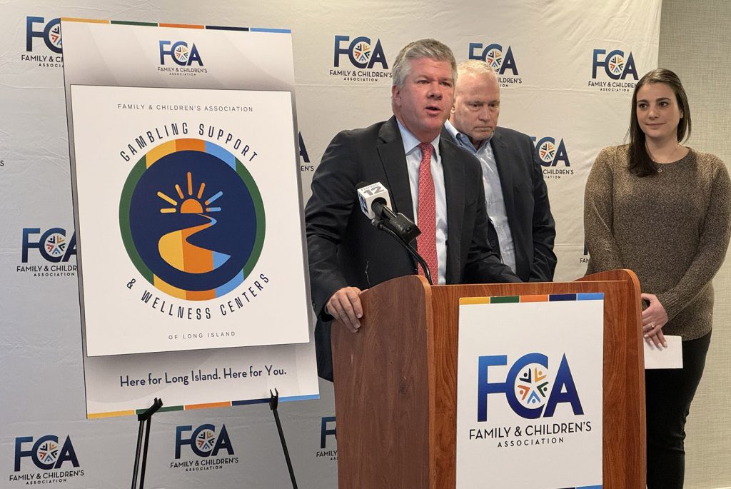 Press conference for the opening of FCA's two new Gambling Support and Wellness Centers